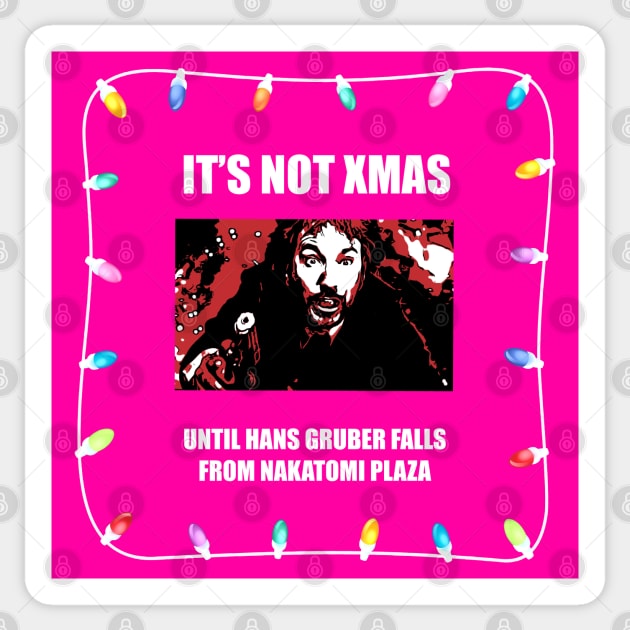 Die Hard Christmas - Hans Gruber Sticker by Charissa013